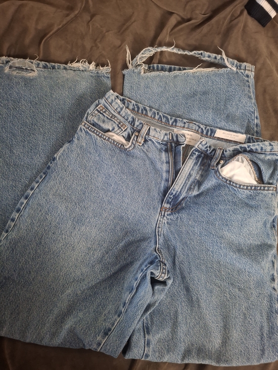 Cotton On Denim - Cotton On Light Blue High-Waist Wide Leg Jeans